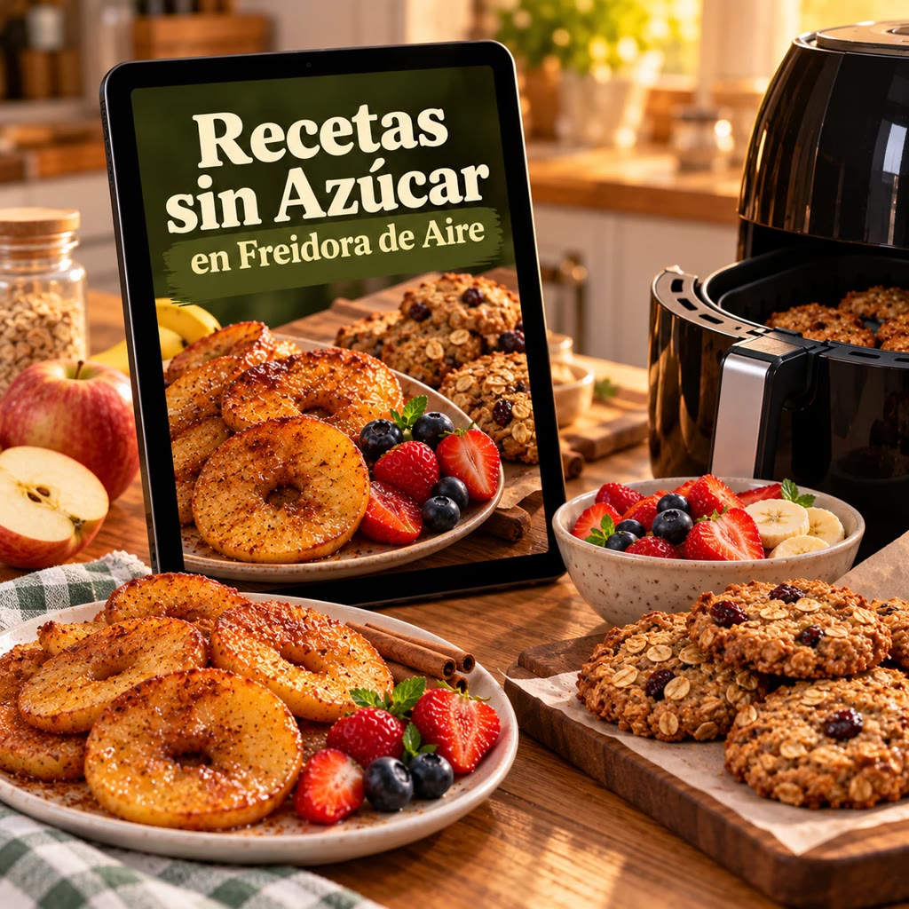 Recetas sin Azúcar en Freidora de Aire